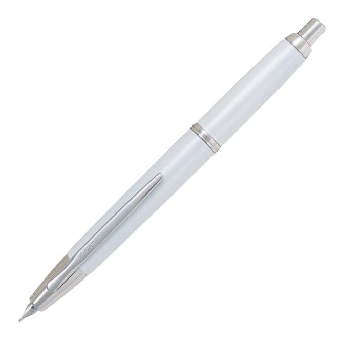 Pilot Capless Decimo Fine Point Fountain Pen in Pearl White