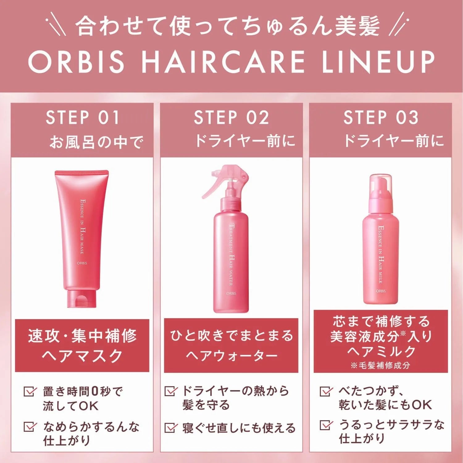 Orbis Treatment Hair Water Sanrio Limited Edition 180ml Bottle