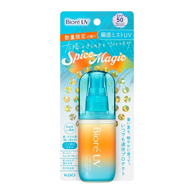 Biore UV Aqua Rich Aqua Protect Mist Spice Magic 60ml