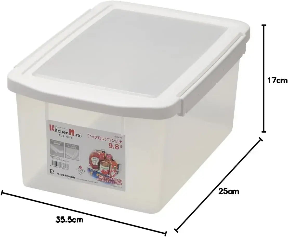 Pearl Metal Storage Box Case Container with Gasket