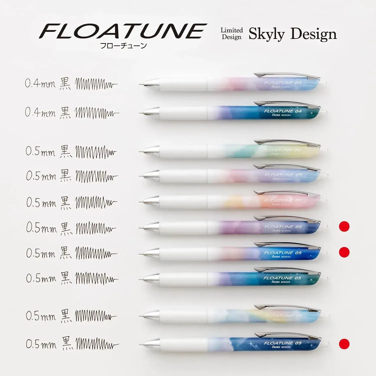 Pentel Flotune Oil Based Ballpoint Pen