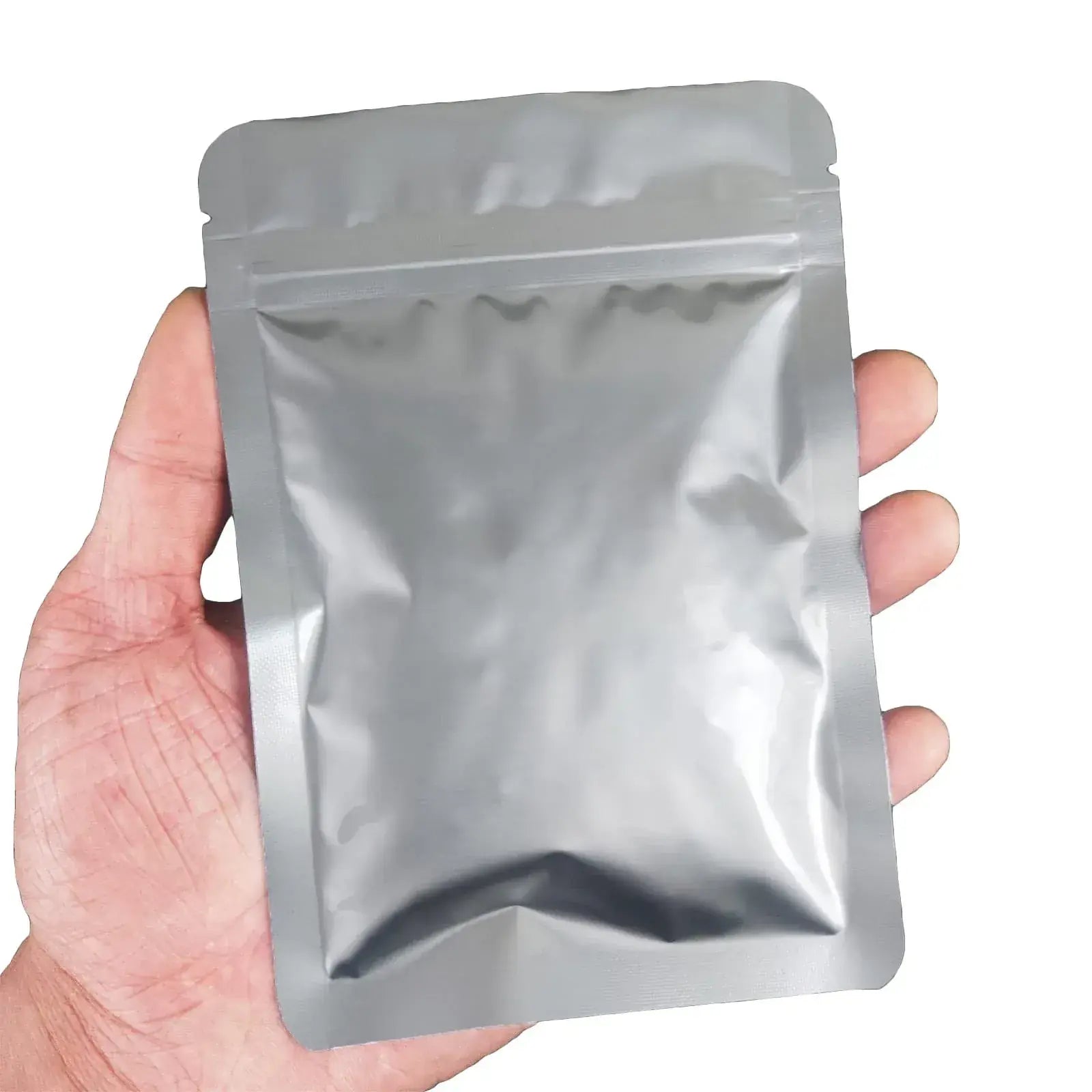 Percust Aluminum Zip Seal Storage Bags Pouches - 11x16cm 50 Pc - 787996694863