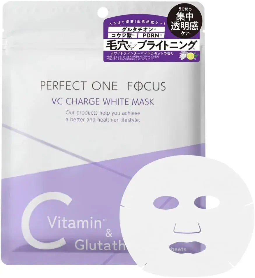 Perfect One Focus VC Charge Smooth Mask Azelaic Acid Moisturizing - White 7 Sheets - 4512274020968