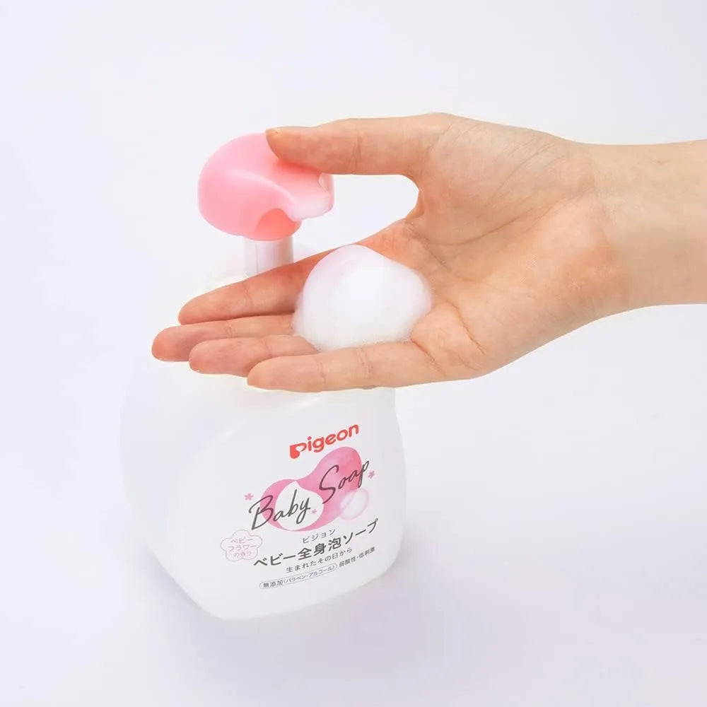 Pigeon Baby Full Body Foam Soap Flower Scent Refill 13.5 fl oz