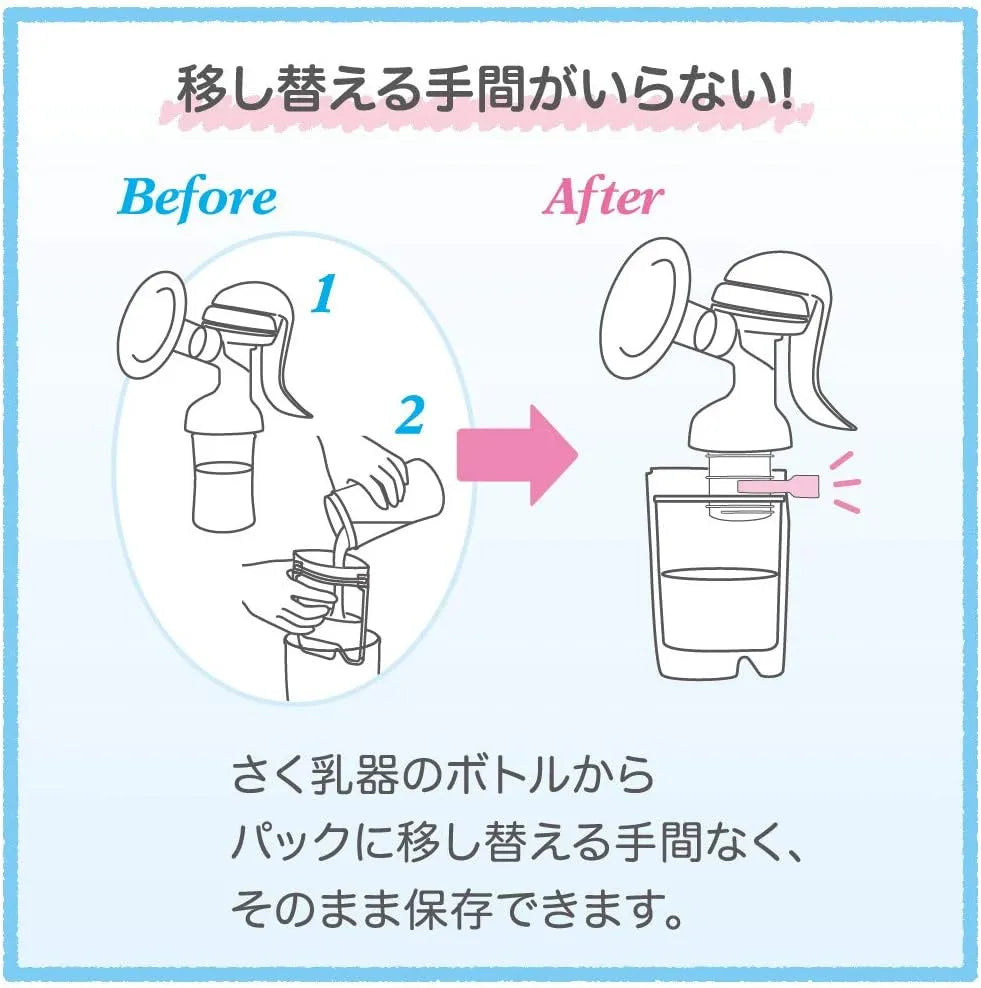 Pigeon Breast Milk Freezer Pack Adapter for Breast Pump Storage