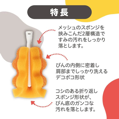 Pigeon Breast Milk Reality Sponge Brush Replacement Brush