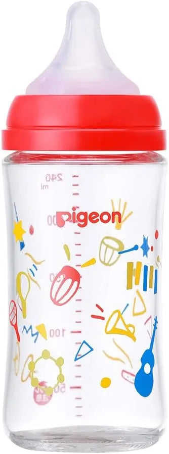 Pigeon Breastfeeding Bottle Heat Resistant Glass Scratch Resistant - 240ml
 - 4902508024778