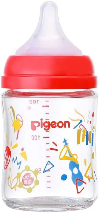 Pigeon Breastfeeding Bottle Heat Resistant Glass Scratch Resistant - 160ml
 - 4902508024761