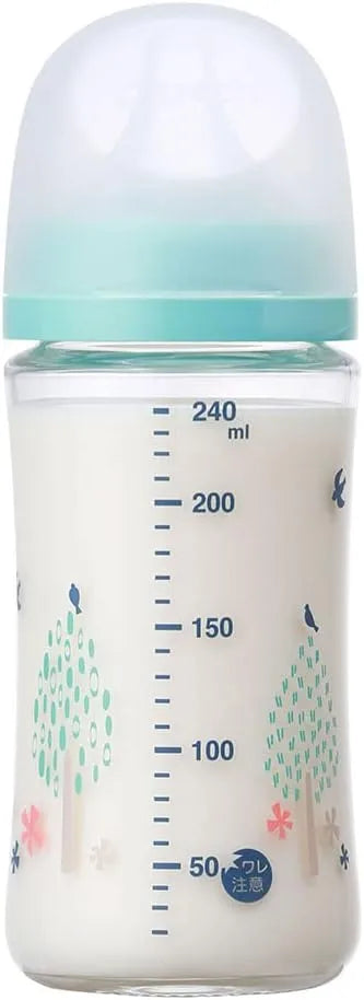 Pigeon Breastfeeding Bottle Heat Resistant Glass Scratch Resistant
