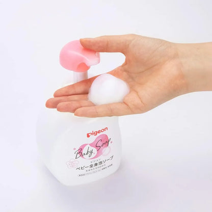 Pigeon Full Body Foam Soap Baby Flower Scent Refill