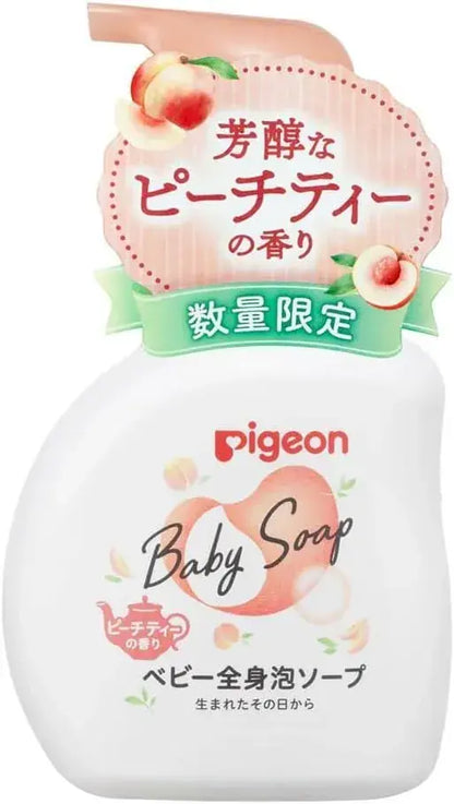 Pigeon Full Body Foaming Soap Peach Tea Scent
