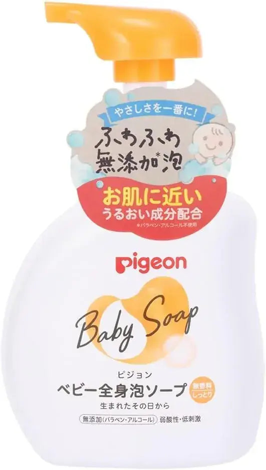 Pigeon Full Body Foaming Soap Peach Tea Scent - Moisturizing - 4902508084420