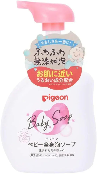 Pigeon Full Body Foaming Soap Peach Tea Scent - Flower Scent - 4902508084451