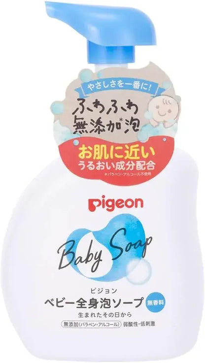 Pigeon Full Body Foaming Soap Peach Tea Scent - Unscented - 4902508084390