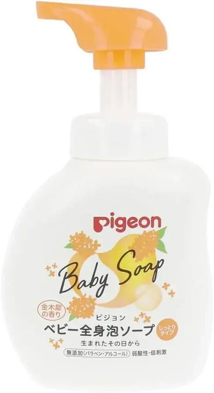 Pigeon Full Body Foaming Soap Peach Tea Scent - Limited Golden Osmanthus Scent - 4902508274166