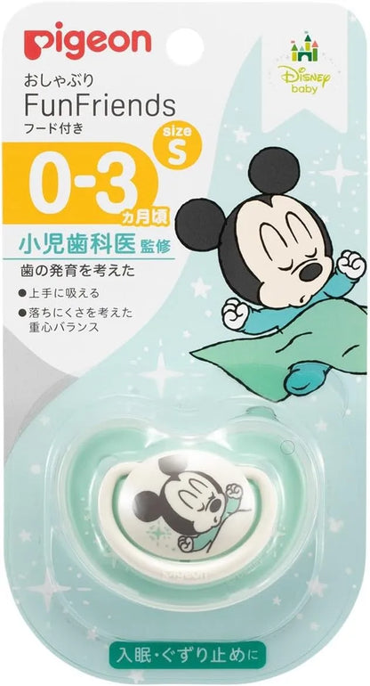 Pigeon Fun Friends Silicone Pacifier Skin Friendly Infant - Small Mickey
 - 4902508135634