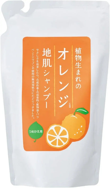 Plant-derived Orange Skin Shampoo Refill 11.5 fl oz 340 ml