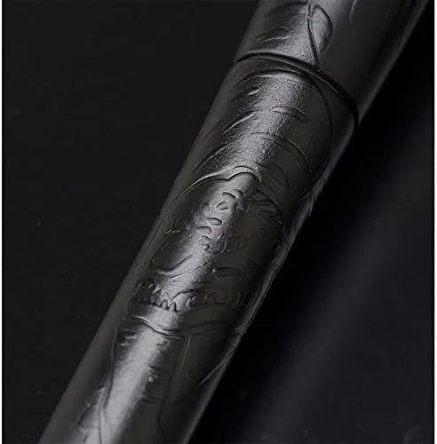 Platinum Izumo Fountain Pen Jet Black Bamboo Forest Tigers Fine F