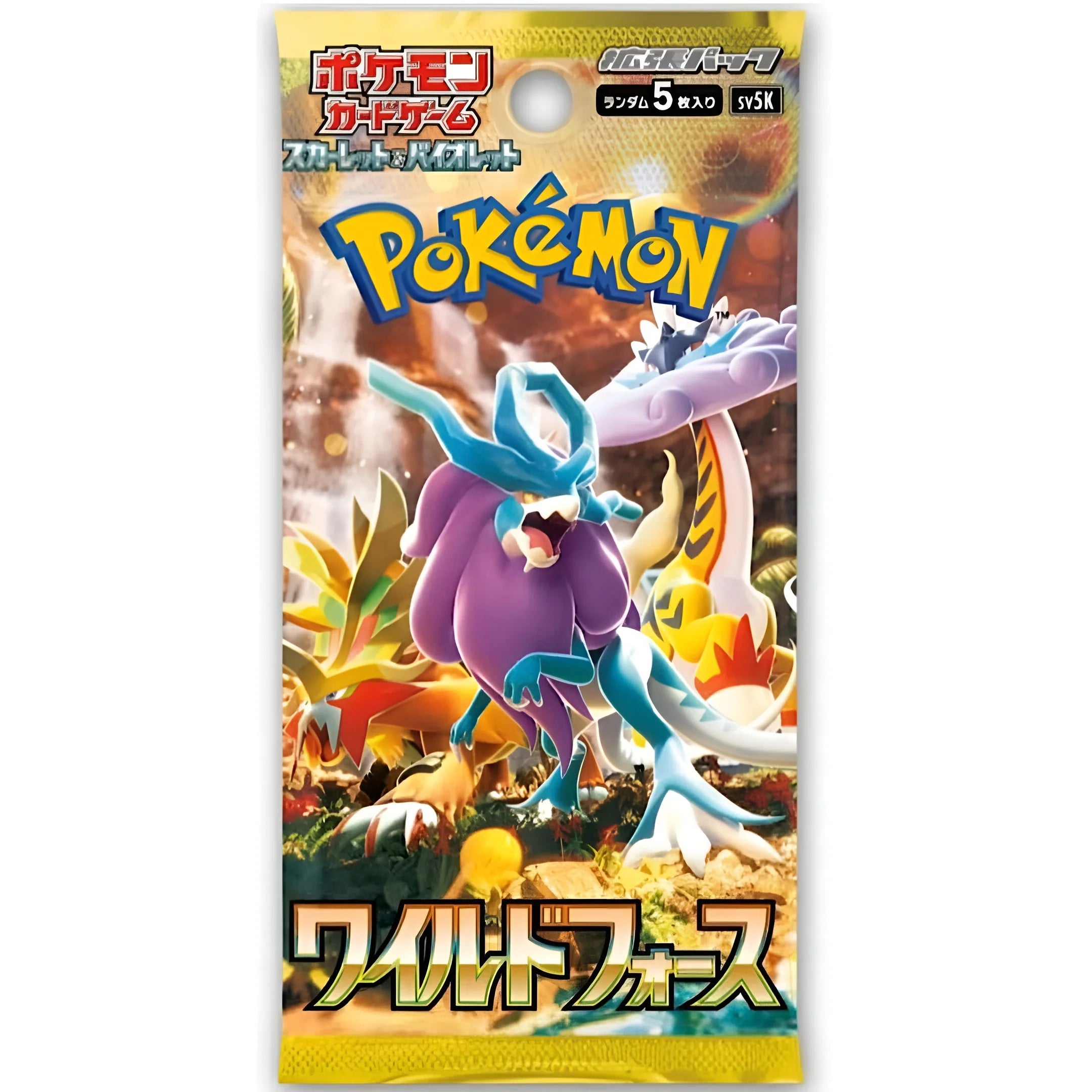 【Pre-order Pokemon TCG SV5K 】Scarlet & Violet Wild Force New/Sealed Box