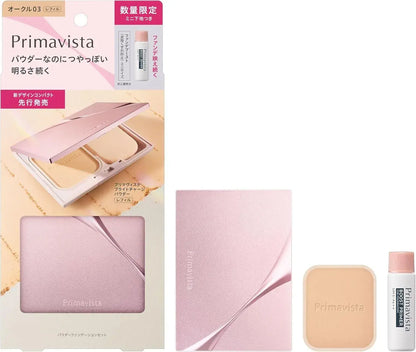 Primavista Bright Charging Powder Foundation Set - Shade Oc03 - 4901301450463