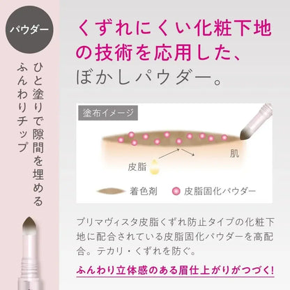 Primavista Style Lock Eyebrow Pencil and Powder Set