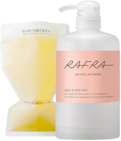 Rafra Orange No Rinse Non Silicone Shampoo Refill 500ml Voluminous