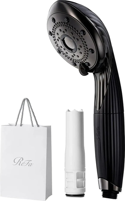 ReFa Fine Bubble Pure Facial Cleansing Device with Cartridge - 2 Black - 4974011805502