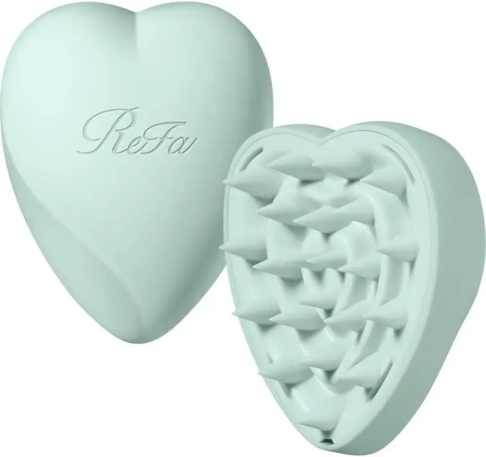 ReFa HEART BRUSH for SCALP Hair Brush - Matte Mint - 4974011801139