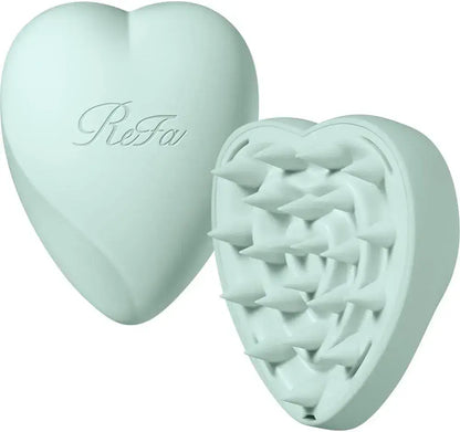 ReFa HEART BRUSH for SCALP Hair Brush - Matte Mint - 4974011801139
