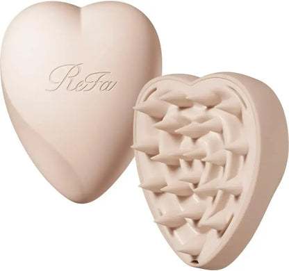 ReFa HEART BRUSH for SCALP Hair Brush - Matte Mocha - 4974011801122