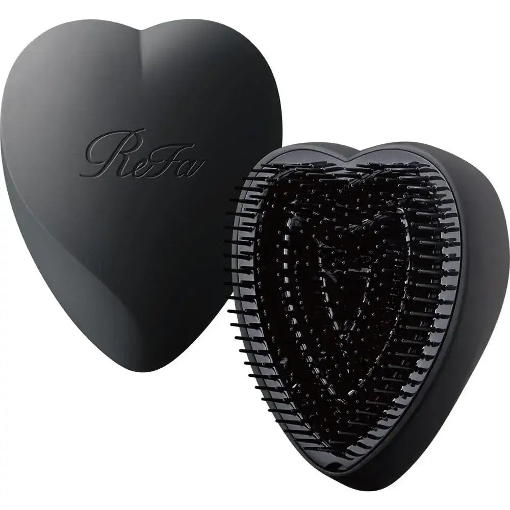 ReFa Heart Brush Hair Brush - Matte Black - 4573176159705