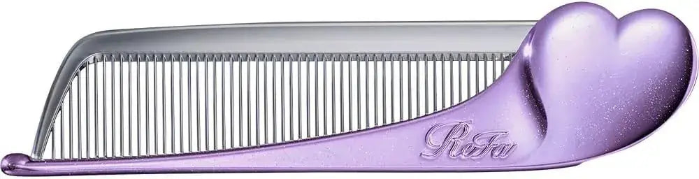 ReFa Heart Comb Aira Hair Comb - M Purple - 4974011857129