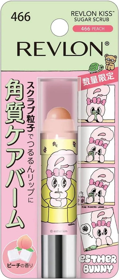 Revlon Lebron Kiss Sugar Scrub Lip Exfoliator Sugar Mint Scent - Ester Bunny Peach 466
 - 4951445276252