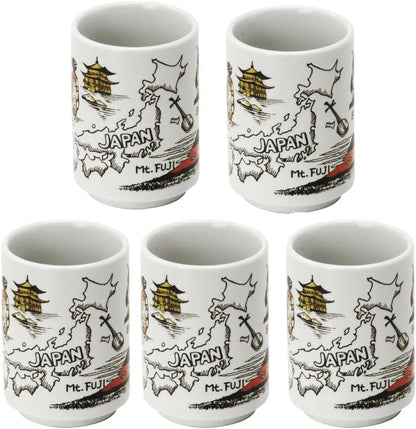 Rin Kinnosuke Mino Yaki Sushi Tea Cup Set - 2 Piece Dish
 - 4549969149093