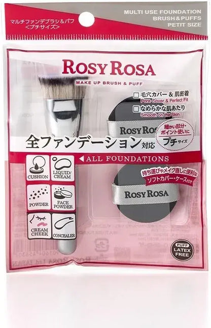 Rosy Rosa Multi Foundation Brush and Puff Makeup Tools