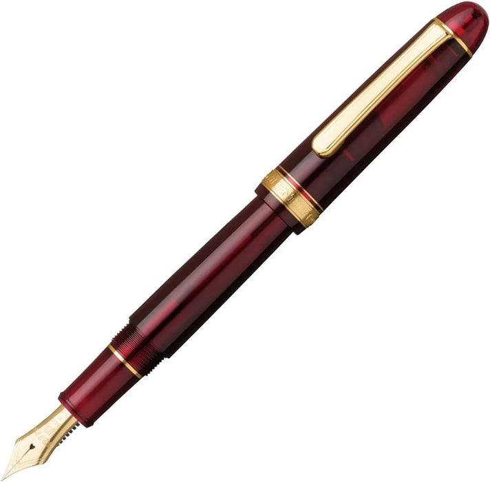 Platinum Brand #3776 Century Fine Soft Burgundy Fountain Pen