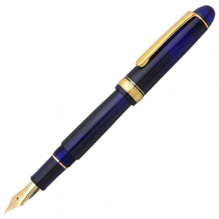 白金钢笔 #3776 世纪沙特尔蓝色 - 超细笔尖 Pnb-15000#51