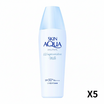 Skin Aqua Super Moisture Milk 40ml Sunscreen Lotion 5-Pack