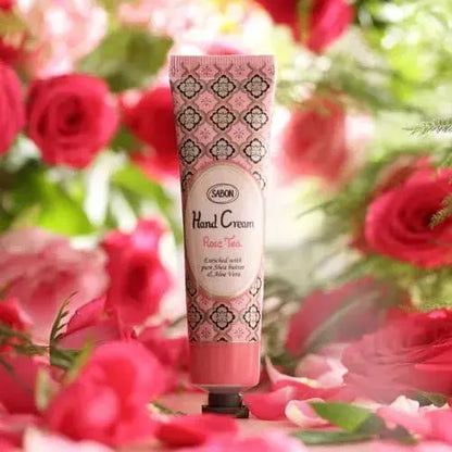 Sabon Hand Cream Rose Tea Scent 1.0 fl oz 30 ml Moisturizing