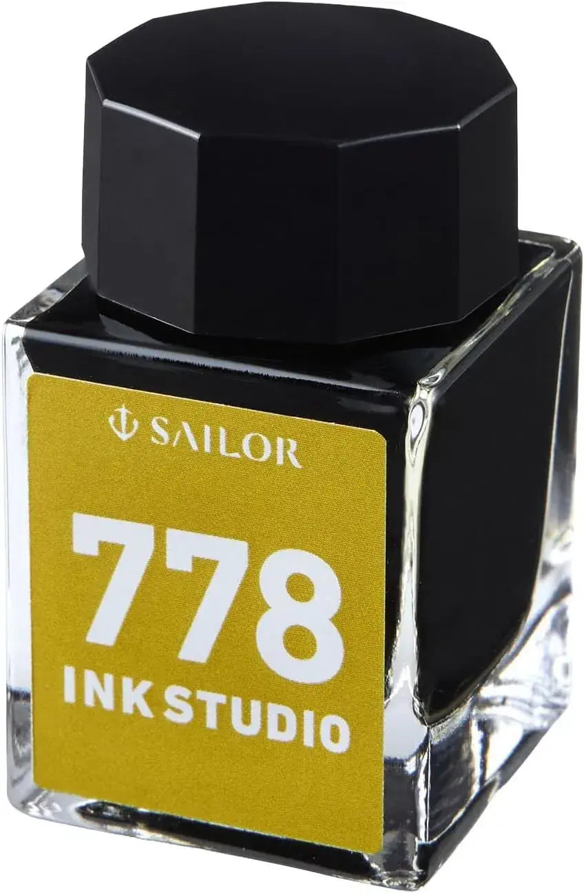 Sailor Fountain Pen Ink Studio Dye Ink Yellow 20ml
