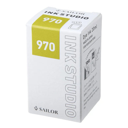 Sailor Ink Studio Fountain Pen Bottled Ink - Yellow - 4901680675518