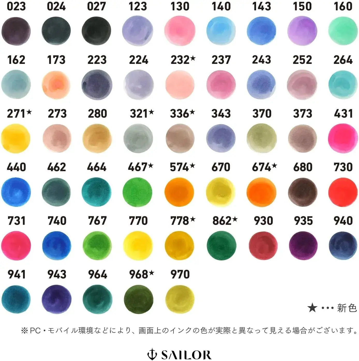 Sailor Ink Studio Fountain Pen Bottled Ink