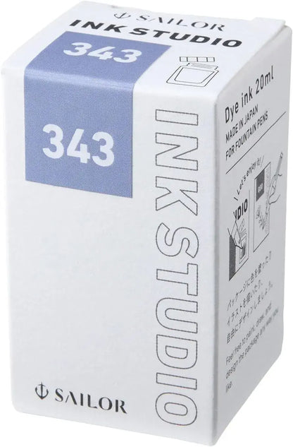 Sailor Pen Co. Studio Dye Fountain Pen Ink - Blue 20ml - 4901680675310