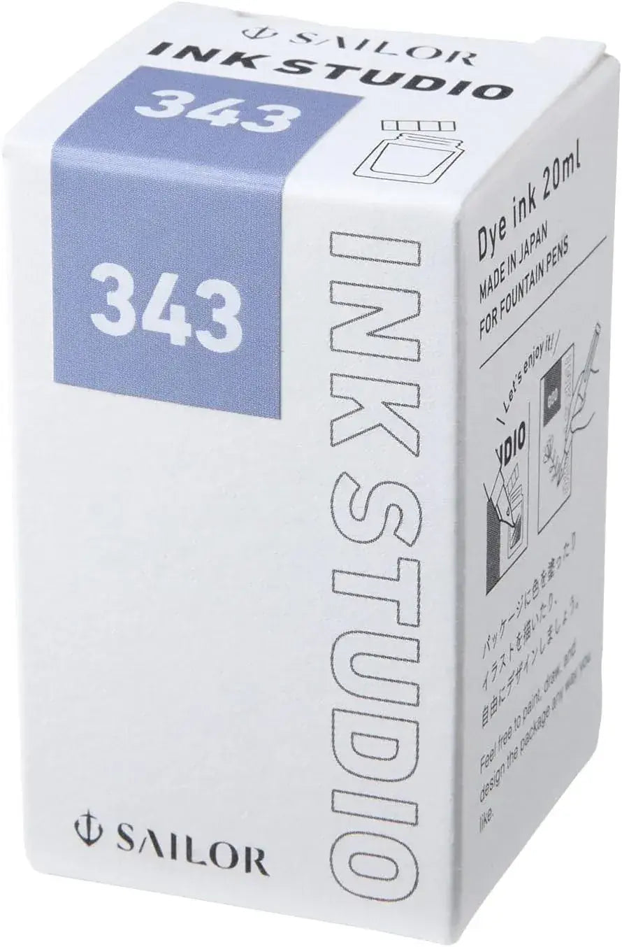 Sailor Pen Co. Studio Dye Fountain Pen Ink - Blue 20ml - 4901680675310