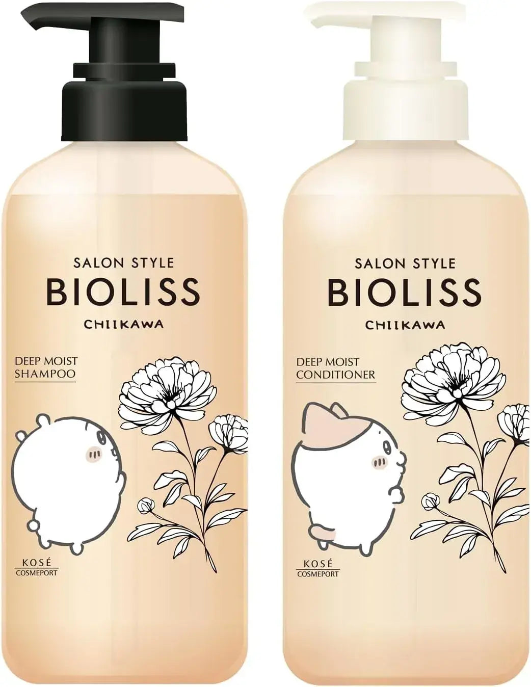 Salon Style Biolis Fleur Syrup Deep Moist Pump Pair Set Shampoo Conditioner