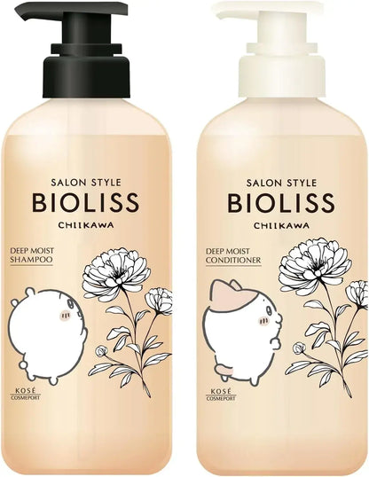 Salon Style Biolis Fleur Syrup Deep Moist Pump Pair Set Shampoo Conditioner