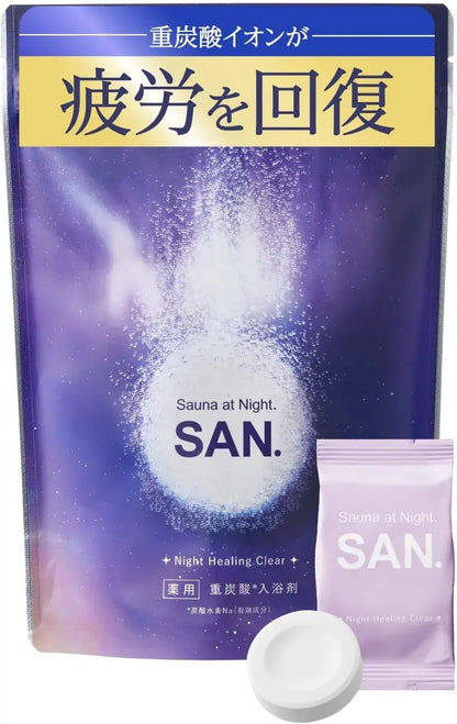 San Medicated Carbonate Bath Additive Over-the-Counter External Medicine - Unscented 1 Bag - 4595055680049