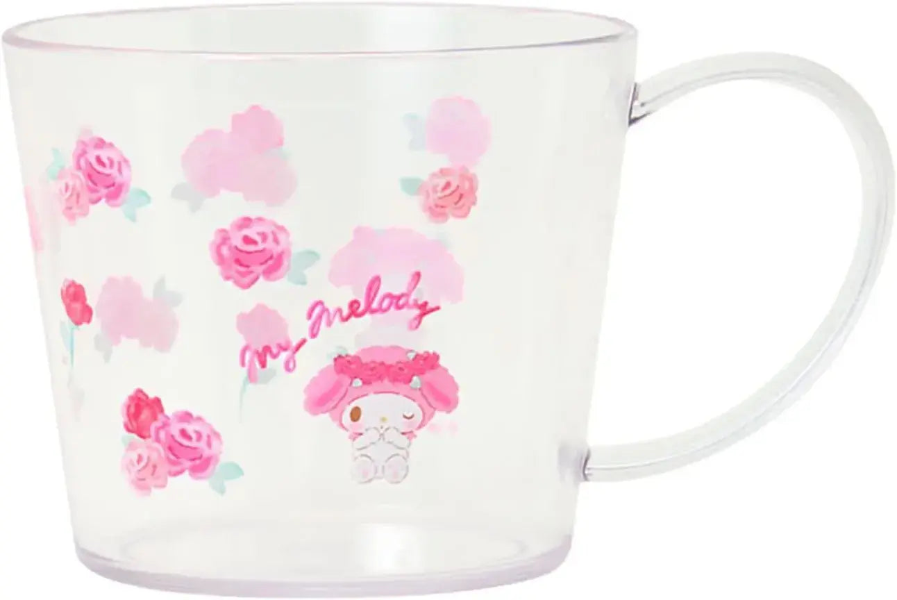 Sanrio Cinnamon Roll Clear Mug Drinkware - My Melody - 4550624796514