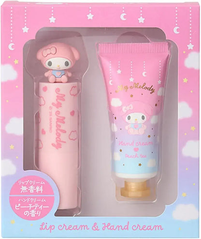 Sanrio Cinnamoroll Lip Balm and Hand Cream Set for Teens - My Melody - 4550624037532