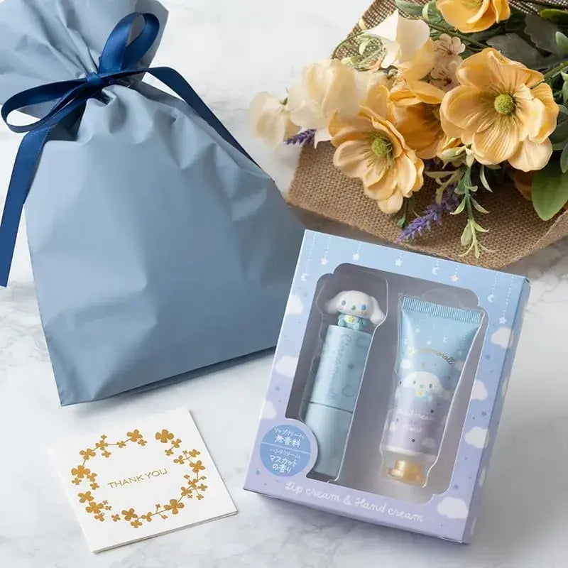 Sanrio Cinnamoroll Lip Balm and Hand Cream Set for Teens